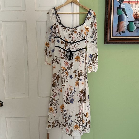 NWT Reformation Pennie Dress in Frolic - Picture 3 of 7